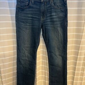 PAIGE Dark Blue Straight Federal slim straight men’s Jeans 32